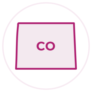 Colorado state outline image