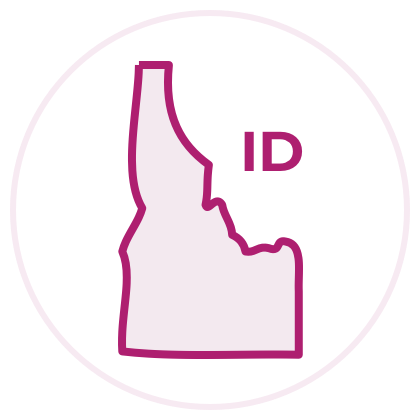 Idaho state outline image