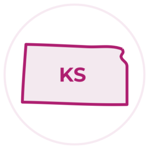 Kansas state outline image