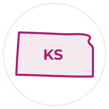 Kansas state outline image