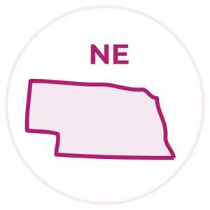 Nebraska state outline image