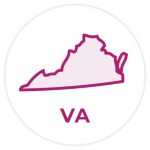 Virginia state outline image