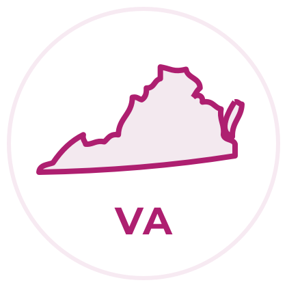 Virginia state outline image