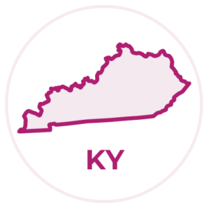 Outline image of the state of Kentucky