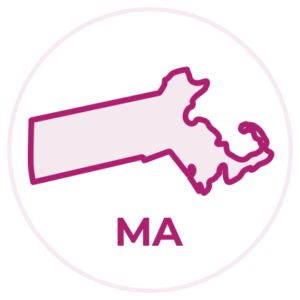 Outline image of the state Massachusetts