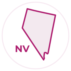 Outline image of the state of Nevada