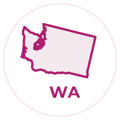 Outline image of the state of Washington