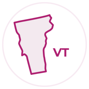 State outline image of Vermont